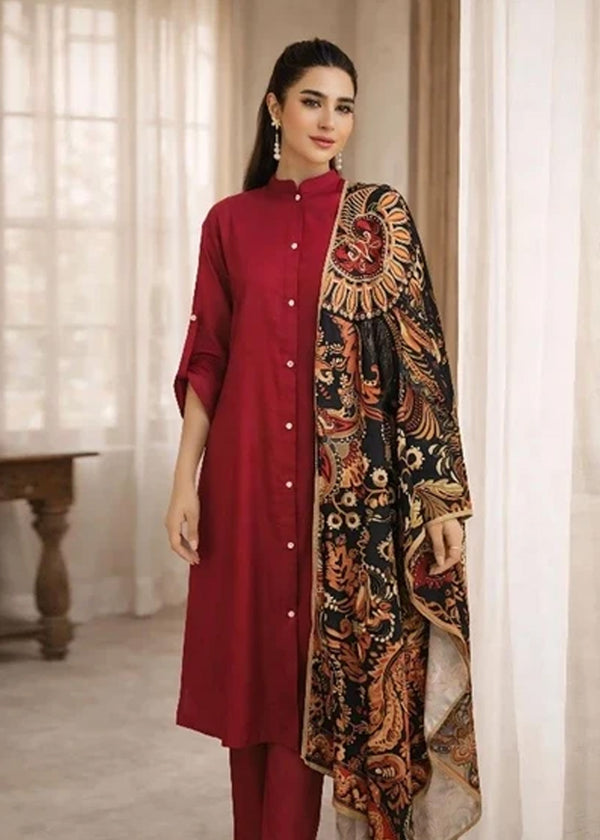 Zeryaab Dhanak 3 Piece Suit – SD25-34