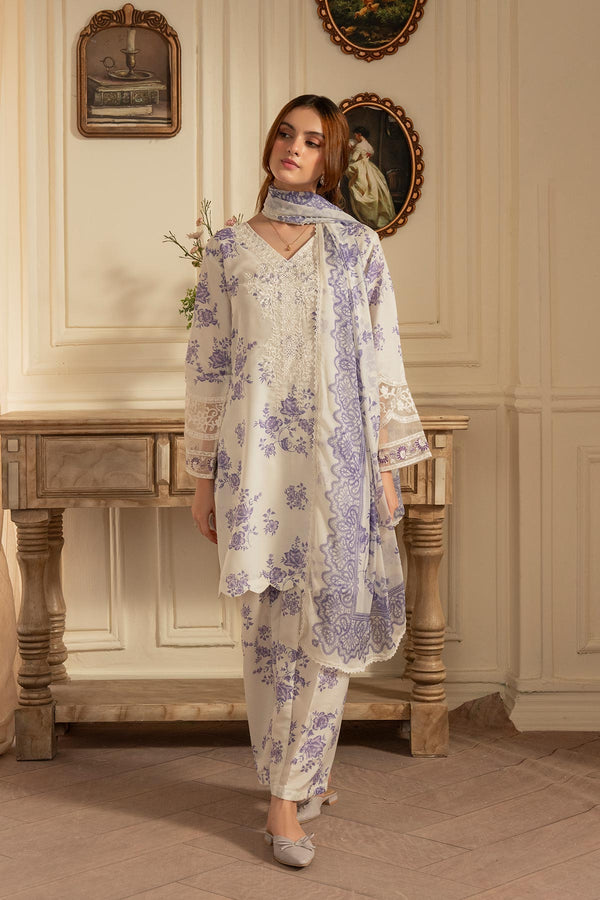 Celestial Bloom 3 Piece Stitched Suit – CRP-25-179