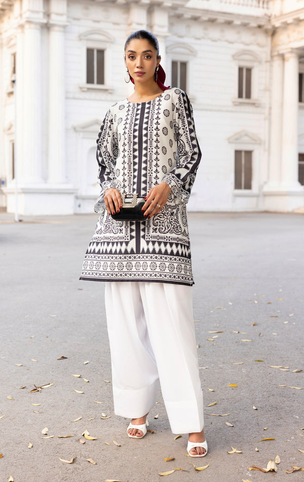 Monochrome Grace Kurta - CRP25-146